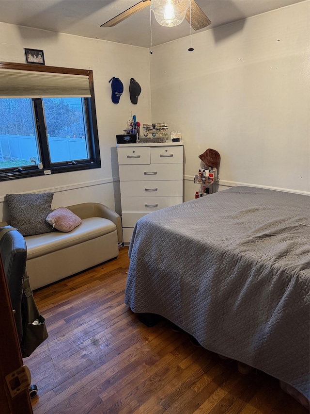 27 Pandora Dr, Brentwood, NY 11717 - bedroom featuring wood finished floors and ceiling fan