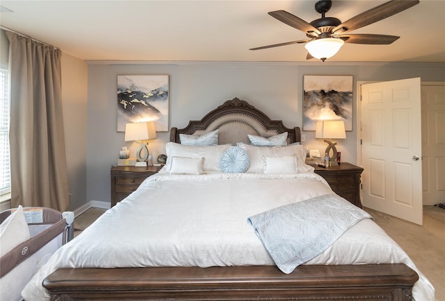 38 Panorama Dr, New Windsor, NY 12553 - carpeted bedroom with a ceiling fan and multiple windows