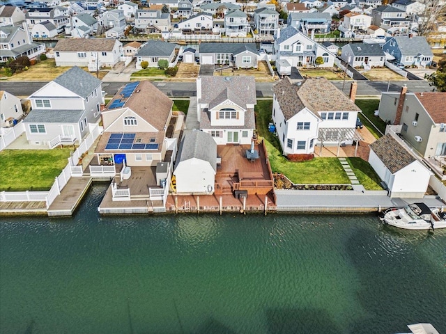 16 Gibbs Rd, Amity Harbor, NY 11701 - aerial view of residential area featuring a large body of water