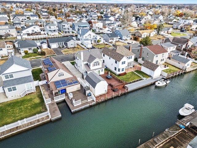 16 Gibbs Rd, Amity Harbor, NY 11701 - aerial view of residential area with a nearby body of water