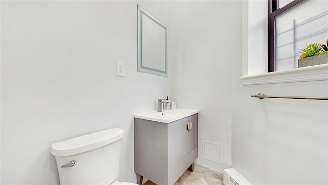 2611 Frederick Douglass Blvd Unit 5D, New York Manhattan, NY 10030 - half bathroom with toilet and vanity