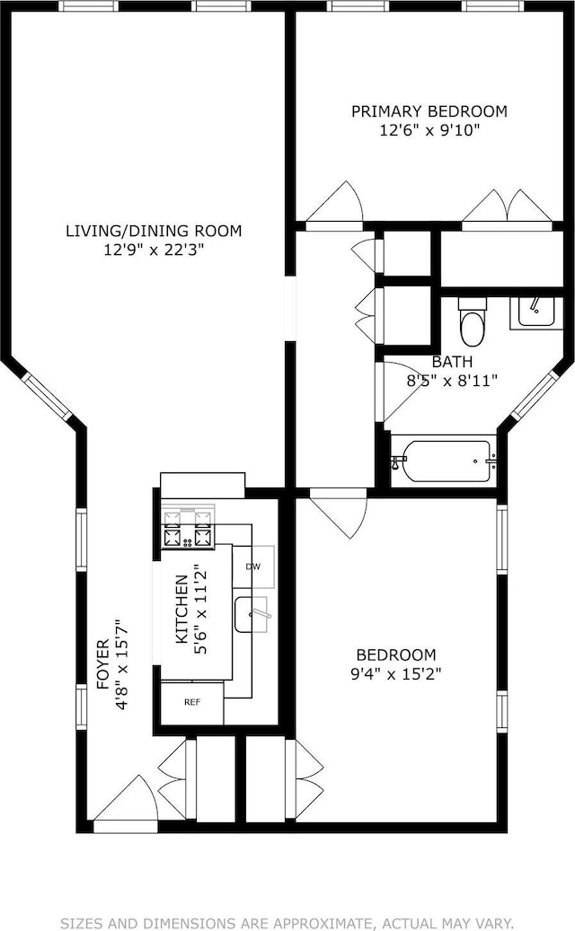 2611 Frederick Douglass Blvd Unit 5D, New York Manhattan, NY 10030 - property floor plan