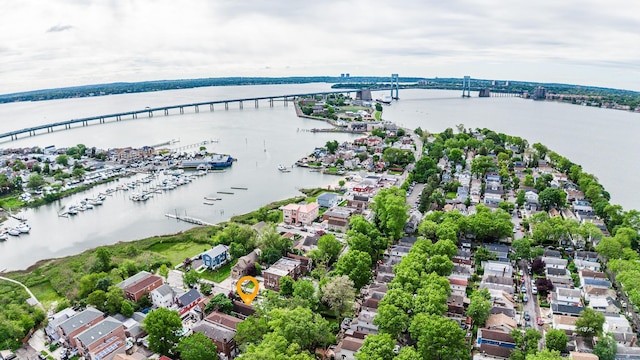 230 Pennyfield Ave, Bronx, NY 10465 - aerial view of residential area with a notable bridge and a large body of water