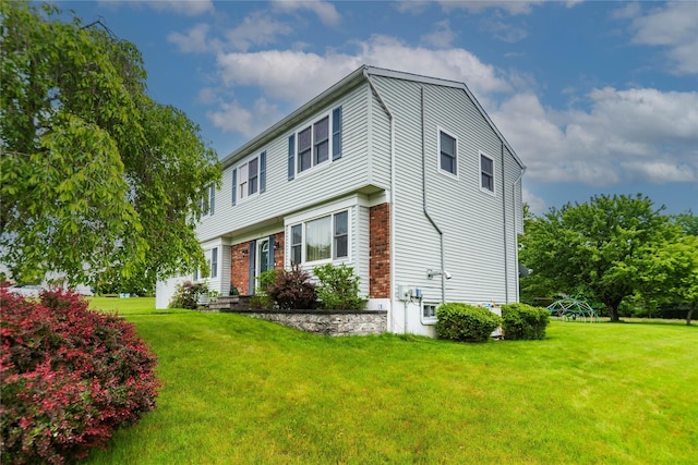 57 Decker Dr, Washingtonville, NY 10992 - colonial-style house with a front yard