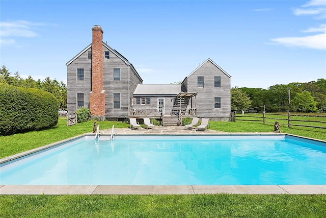140AND144 Damascus Rd, East Quogue, NY 11942 - outdoor pool with a deck