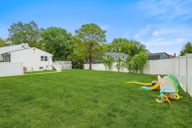 12 Pleasant Pl, Farmingville, NY 11738 - view of yard featuring stairs