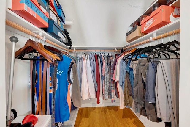 22 Livingston Ave, Valhalla, NY 10595 - walk in closet with wood finished floors