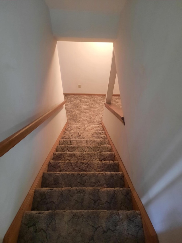 1502 Evergreen Ct, Highland Mills, NY 10930 - staircase featuring carpet