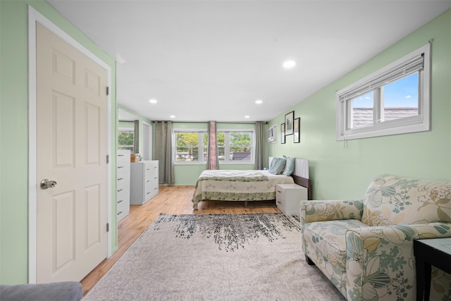 21 Westgate Rd, Massapequa Park, NY 11762 - bedroom featuring light wood-type flooring and recessed lighting