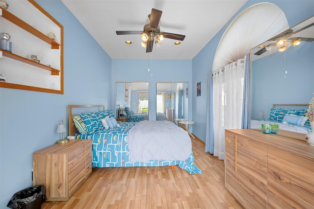 21 Westgate Rd, Massapequa Park, NY 11762 - bedroom with wood finished floors and a ceiling fan