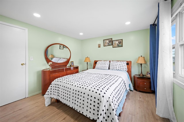 21 Westgate Rd, Massapequa Park, NY 11762 - bedroom featuring wood finished floors, recessed lighting, and baseboards