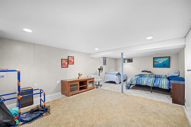 21 Westgate Rd, Massapequa Park, NY 11762 - bedroom with recessed lighting and baseboards