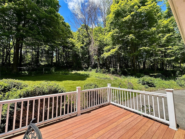 287 Hunns Lake Rd, Stanfordville, NY 12581 - deck with a yard