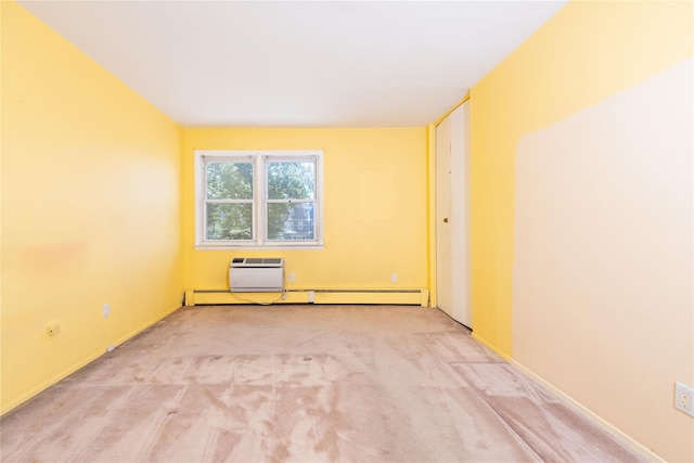 200 Centre Ave Unit 3B, New Rochelle, NY 10805 - carpeted empty room featuring a baseboard radiator