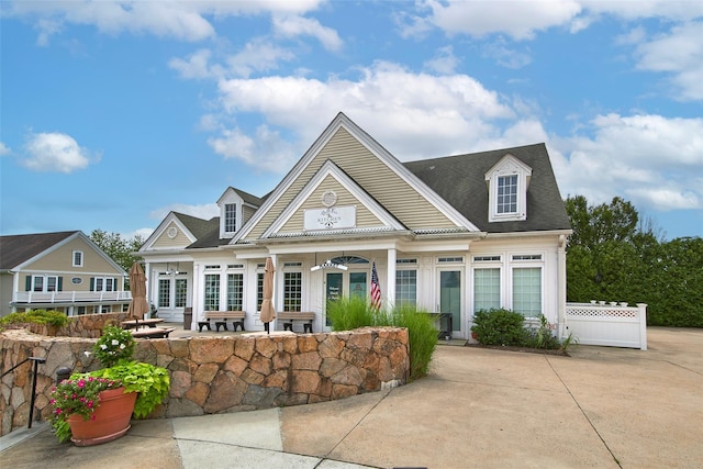 36 Bellefair Rd, Rye Brook, NY 10573 - view of front of home with french doors