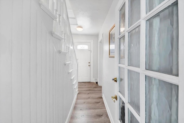 735 E 216th St, Bronx, NY 10467 - hall featuring wood finished floors and baseboards