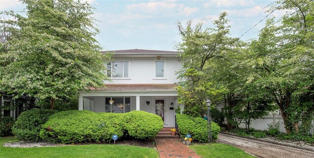1053 Quentin Pl, Woodmere, NY 11598 - traditional style home featuring stucco siding