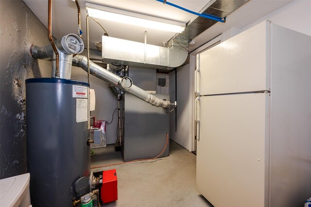 1158 Lorraine Dr, Franklin Square, NY 11010 - utility room featuring water heater