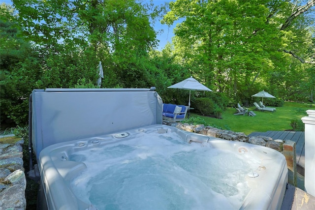 1 Lakeview Rd, South Salem, NY 10590 - exterior view of a hot tub