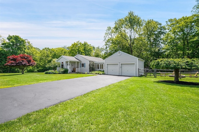 801 Syska Rd, Ossining, NY 10562 - single story home with an outdoor structure and asphalt driveway