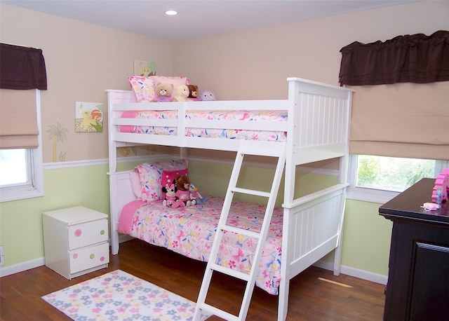 31 Saint Joseph Ave, Ronkonkoma, NY 11779 - bedroom with wood finished floors, baseboards, and recessed lighting