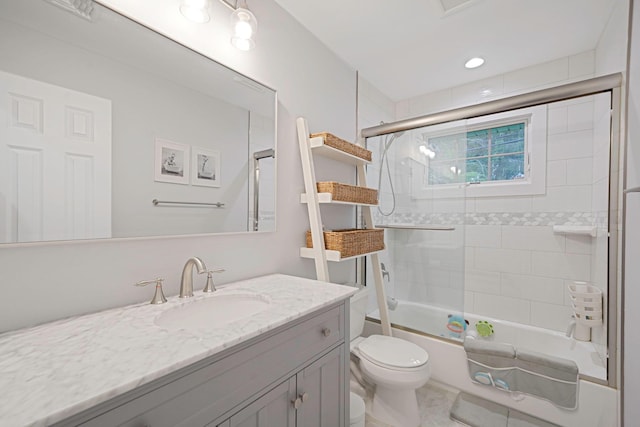 8 Bridle Path Rd, Smithtown, NY 11787 - full bath with toilet, vanity, and enclosed tub / shower combo