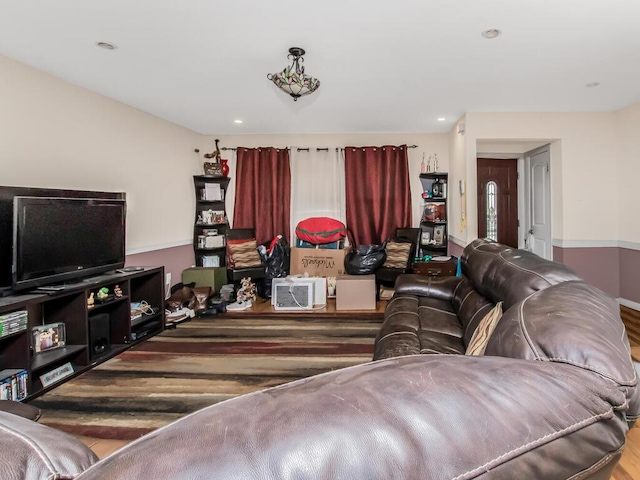 3333 Tiemann Ave, Bronx, NY 10469 - living area with wood finished floors and recessed lighting