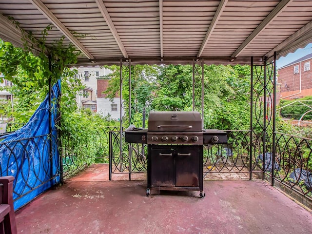 3333 Tiemann Ave, Bronx, NY 10469 - view of patio / terrace with grilling area