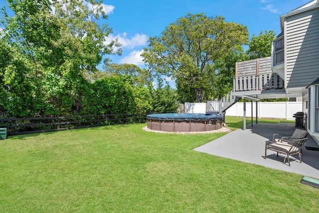 105 Fountain Ave, Selden, NY 11784 - view of yard with a patio