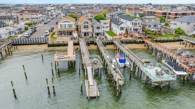 991 W Park Ave, Long Beach, NY 11561 - dock with a water view and a residential view