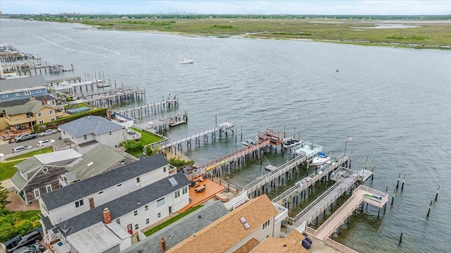 991 W Park Ave, Long Beach, NY 11561 - drone / aerial view of a large body of water and numerous boat docks