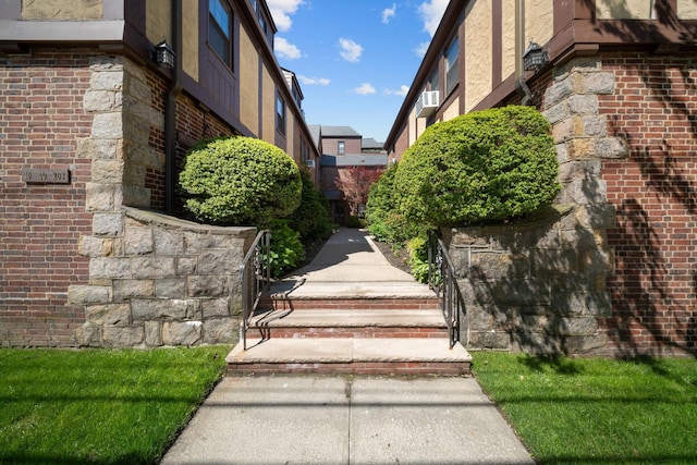40-40 203rd St Unit 12B, Bayside, NY 11361 - entrance to property featuring brick siding