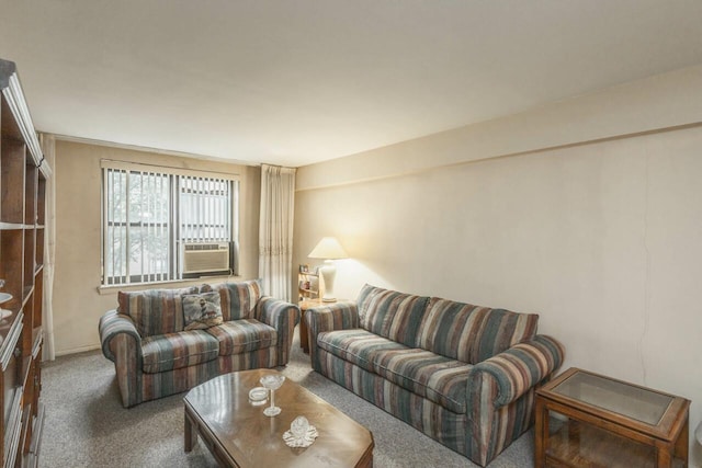 32-25 91st St Unit 209, East Elmhurst, NY 11369 - carpeted living area featuring cooling unit