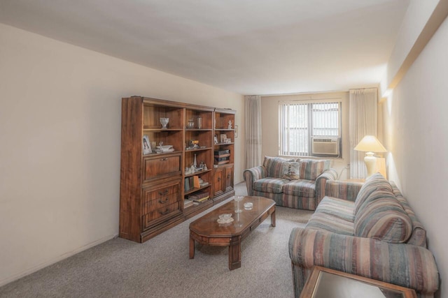 32-25 91st St Unit 209, East Elmhurst, NY 11369 - living room with carpet floors and cooling unit