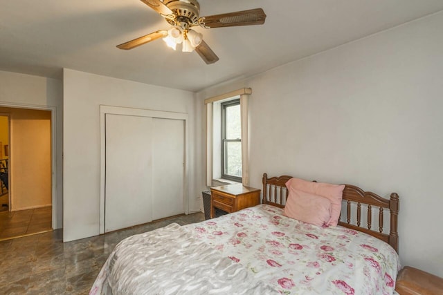 32-25 91st St Unit 209, East Elmhurst, NY 11369 - bedroom featuring a closet and ceiling fan