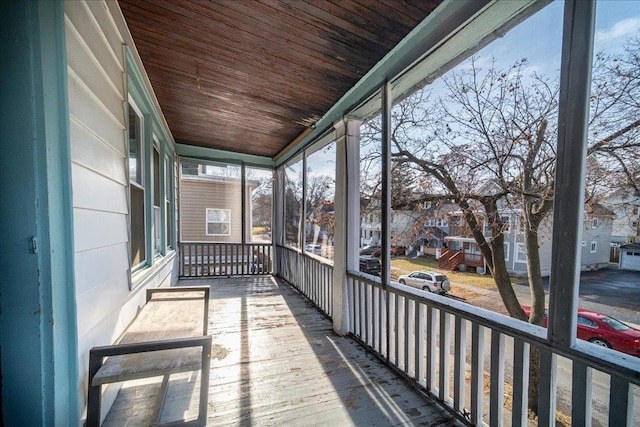 5 Gray Sts, Poughkeepsie, NY 12601 - view of unfurnished sunroom