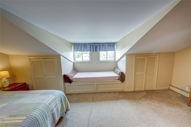 964 Manor Ln, Bay Shore, NY 11706 - carpeted bedroom featuring baseboard heating