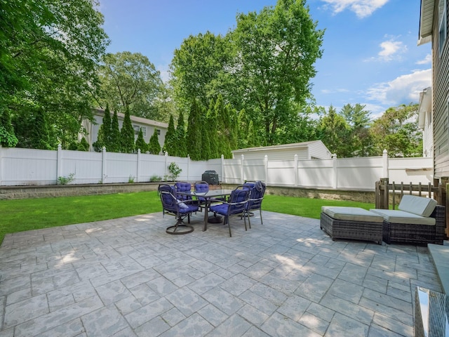29 Chestnut St, Pearl River, NY 10965 - view of patio / terrace featuring outdoor dining space