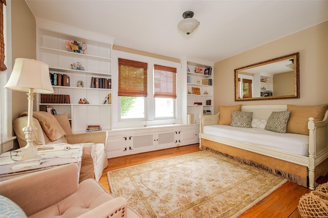 70 Loines Ave, Merrick, NY 11566 - living area with light wood-style floors and built in features