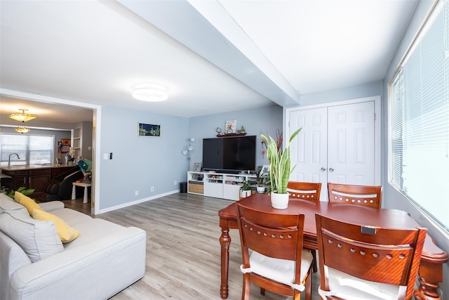 2226 124th St, College Point, NY 11356 - living room with wood finished floors and baseboards