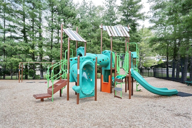 554 Kensico Ct, Suffern, NY 10901 - communal playground featuring view of wooded area