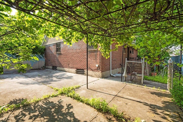 26-03 157th St, Flushing, NY 11354 - view of patio / terrace with a gate