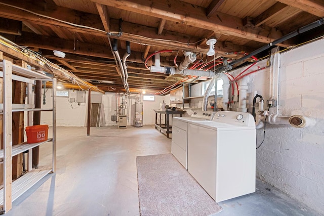 2251 Ocean Ave, Ronkonkoma, NY 11779 - below grade area with washer and clothes dryer and water heater