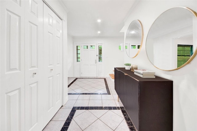 64 Lincoln Rd, Putnam Valley, NY 10579 - foyer entrance with inlaid floor details, recessed lighting, and baseboards