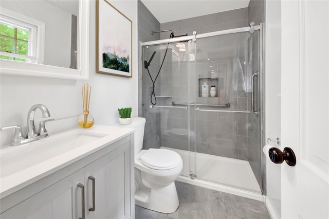 64 Lincoln Rd, Putnam Valley, NY 10579 - full bath with toilet, vanity, and a stall shower