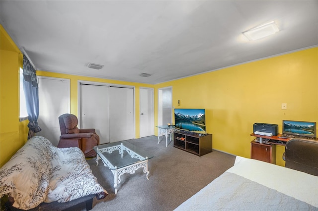8 Ridge Rd, Wheatley Heights, NY 11798 - view of carpeted living room