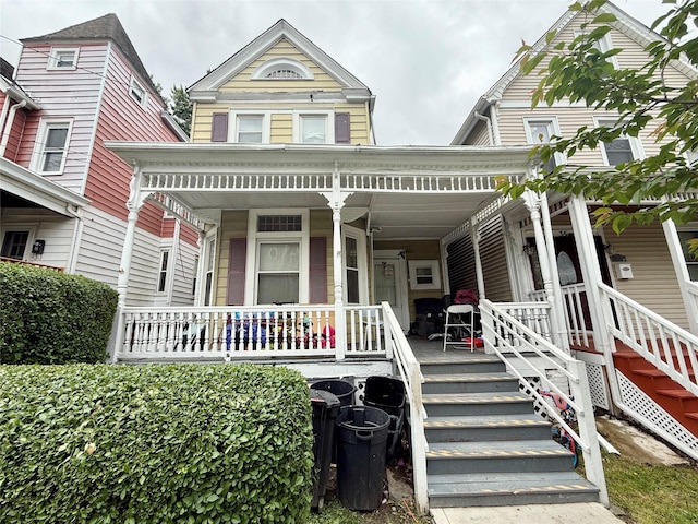 37 Liberty St, Newburgh, NY 12550 - victorian house with covered porch