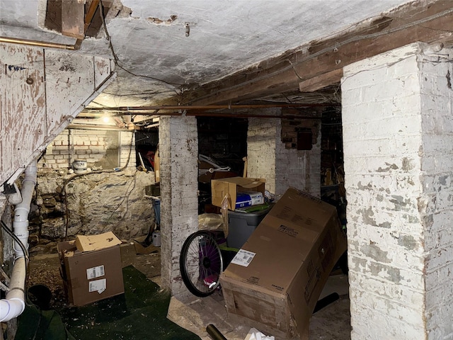 37 Liberty St, Newburgh, NY 12550 - view of unfinished basement