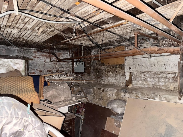 37 Liberty St, Newburgh, NY 12550 - below grade area with electric panel