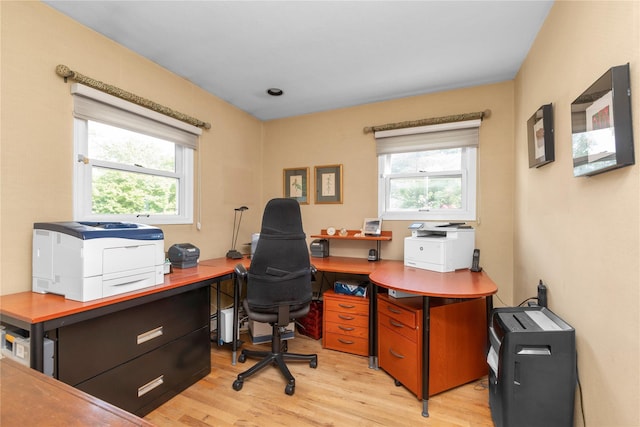 5 Seaview Ln, Port Washington, NY 11050 - office area with light wood-style floors and healthy amount of natural light